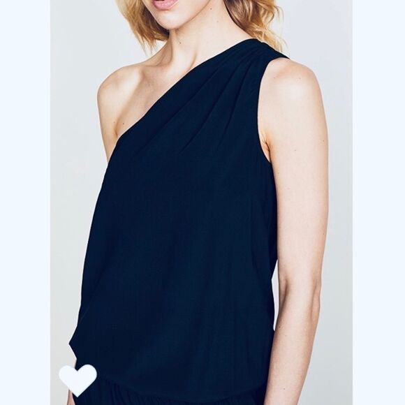 Ramy Brook Silk Lulu One Shoulder Jumpsuit - Picture 3 of 7